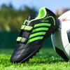 28-38 Støtdempende Sklisikker slitasjebestandig borrelås Kort spiker utendørs fotballsko Trening Barnesko