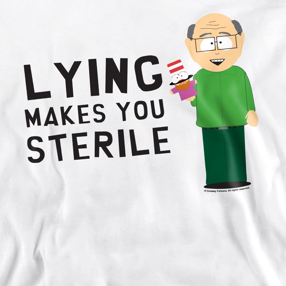 South Park Unisex Adult Lying Makes You Sterile Sweatshirt