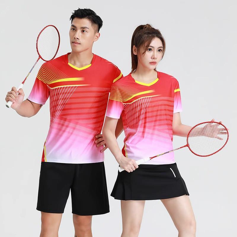 Unisex Kids Youth Badminton Sports Set Training Outfit With Custom Print Boys Girls
