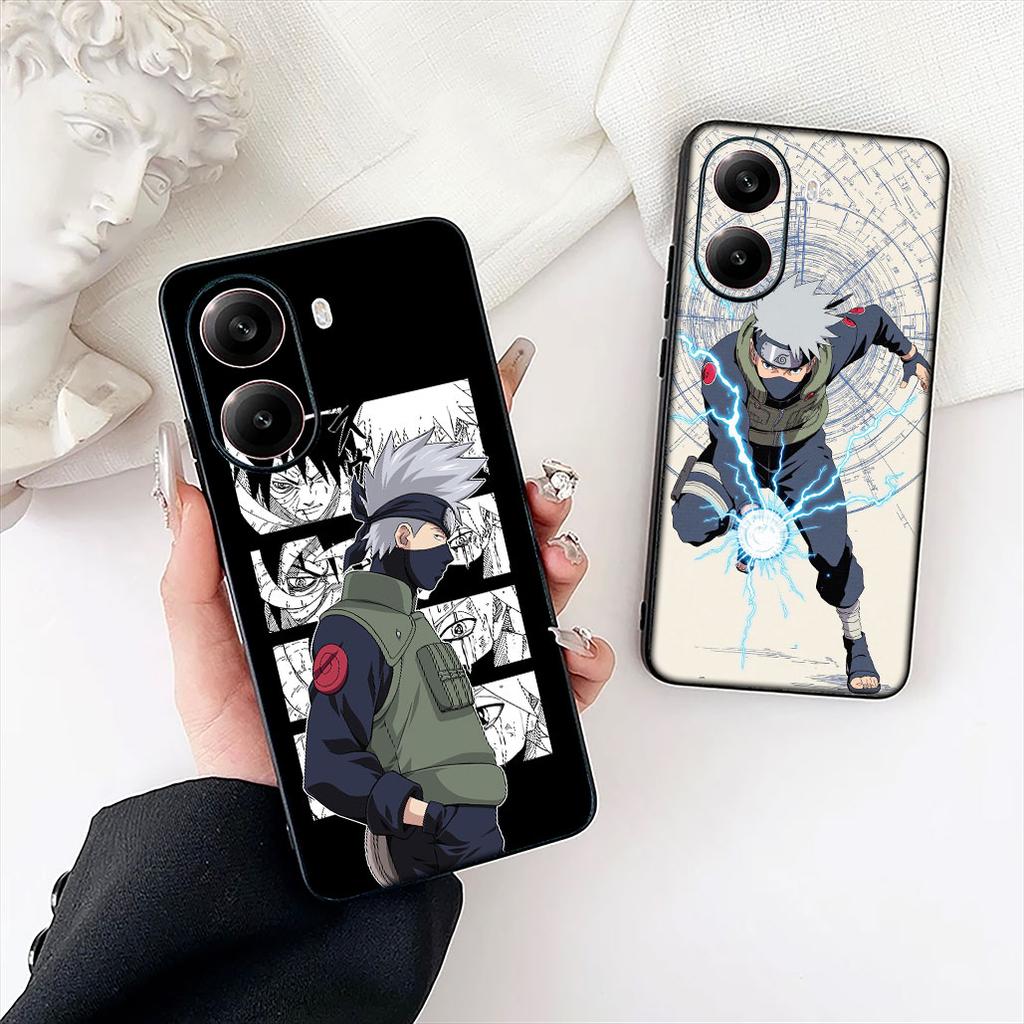 Narutos Uchiha Sasuke Kakashi Protective Cover for Xiaomi Redmi Note 12 11 10 A3 Pro 10A 10C 12C Note12 5G Phone Case