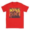 Harajuku T-Shirt Summer Ace Frehley Spaceman Kiss Band Popular T-Shirts  Pure Cotton Tshirt Men Fun Pattern Short Sleeve Top Tee