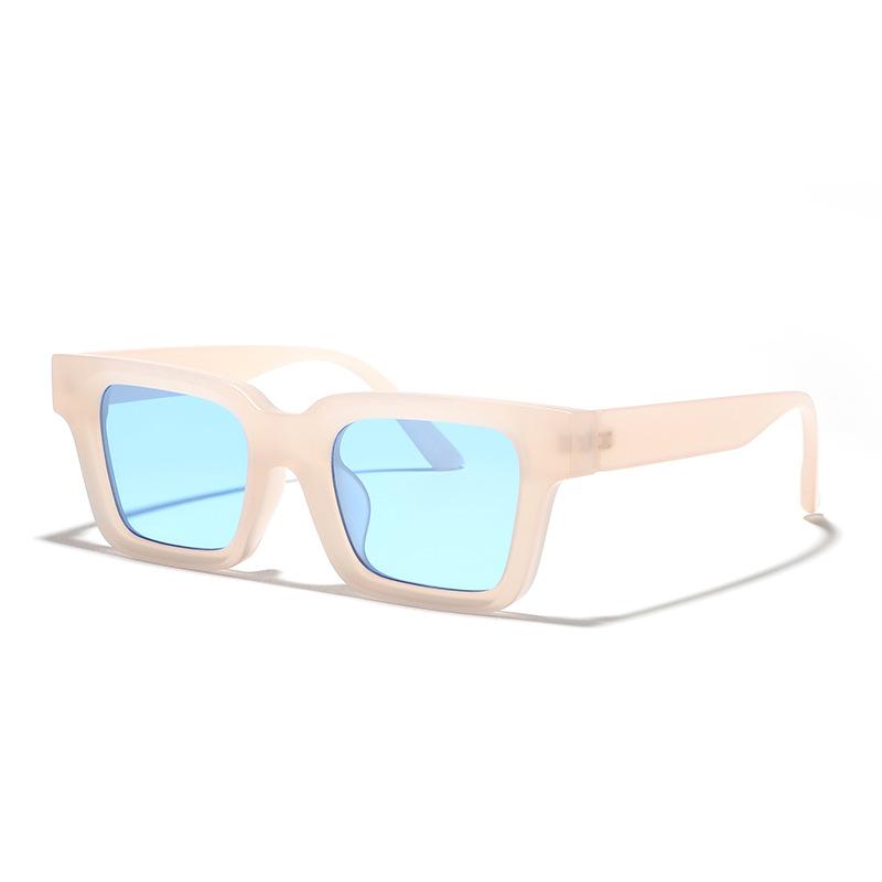 Glasses Retro Square Frame Sunglasses Men'S Sweet Cool Art Style Frame Glasses Sunglasses Women