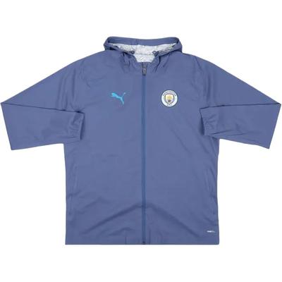 Puma Manchester City 2024-25 Veste Confortable à Capuche et Zippée avec Logo Veste Unisexe 777563-12