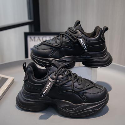 Daily Versatile Sports Shoes Fleece Warm Casual Shoes Women's Shoes Winter Outdoor Fashion Dad Shoes Design Sense