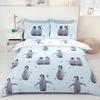 Reversible Baby Penguin Duvet Cover Set