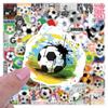 Soccer 100Pcs Stickers Cartoon Football Party Favor Sport Decor Notebook Phone Laptop Luggage Skateboard Helmet Sticker Decor