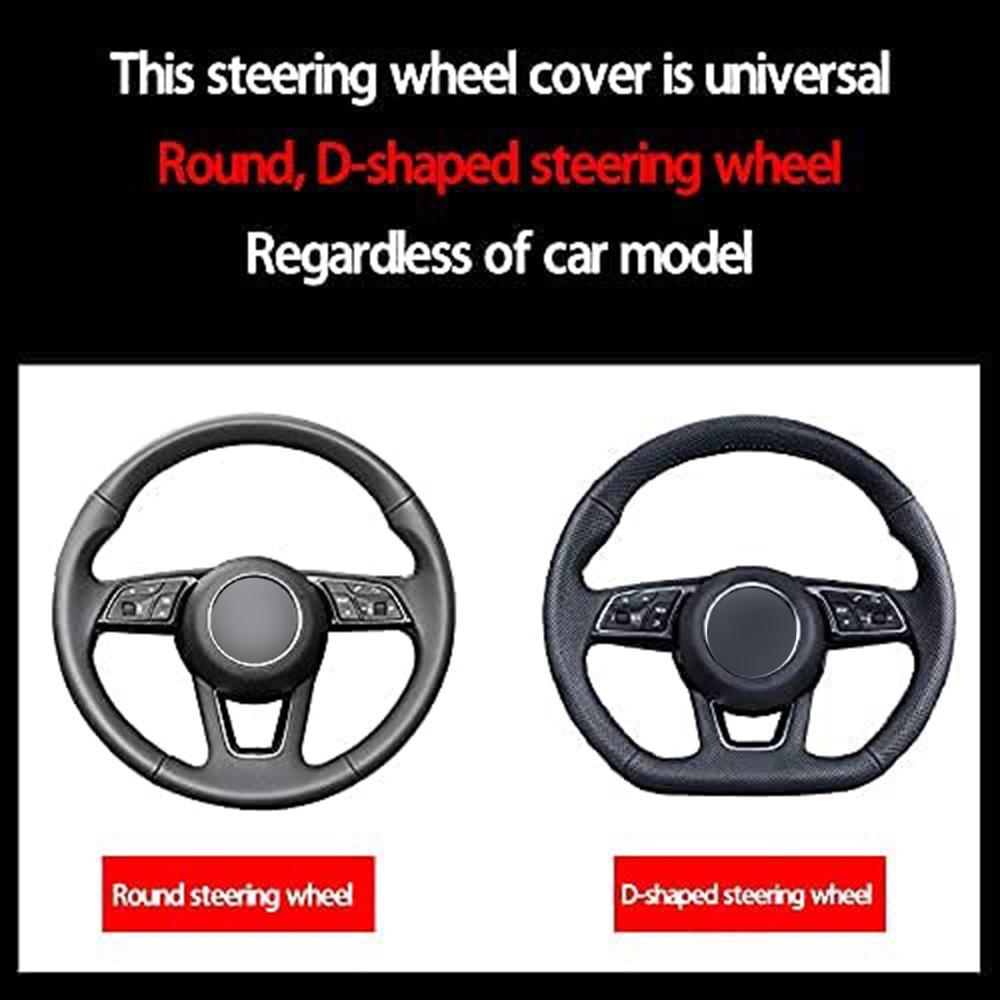 Booster Kohlefaser rutschfeste Abdeckung Auto Modifikation Zubehör Universal Auto Innenlenkrad