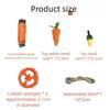Pet Rabbit Guinea Pig Dragon Cat Fun Toy Hamster Rabbit Rabbit Tooth Grinding Set Pet Tooth Grinding Snacks XCWJ112