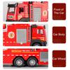1:32 Fire Engine Model Toy City Sanitation Sweeper Diecast Metal Truck Doors Opened Sound Light Miniature Vehice Children's Toys