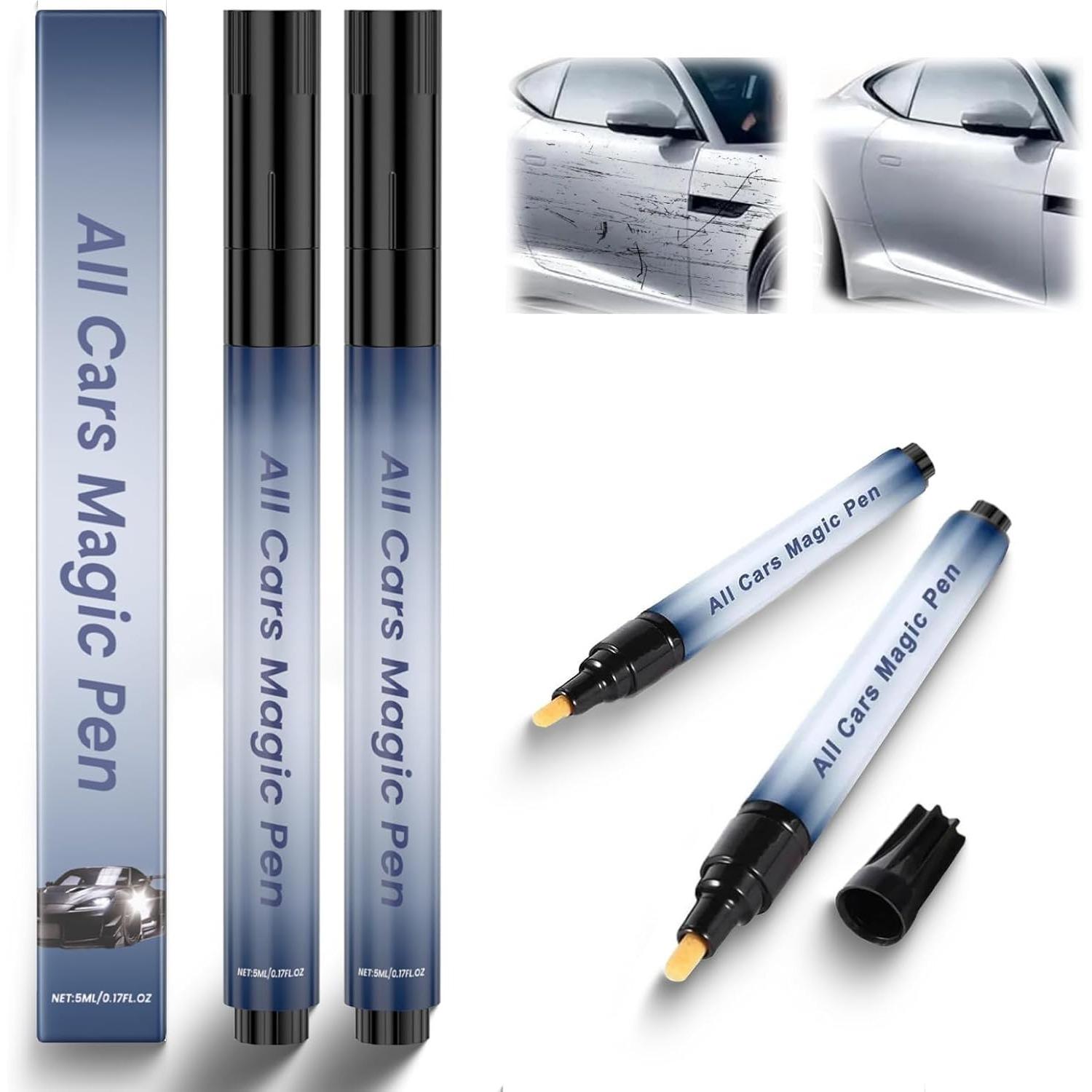 

Автомобильный стилус против царапин, Автомобильные маркеры-краски, Антицарапины для кузова автомобиля, Стилус для ремонта царапин на автомобильной краске, 2-Pack