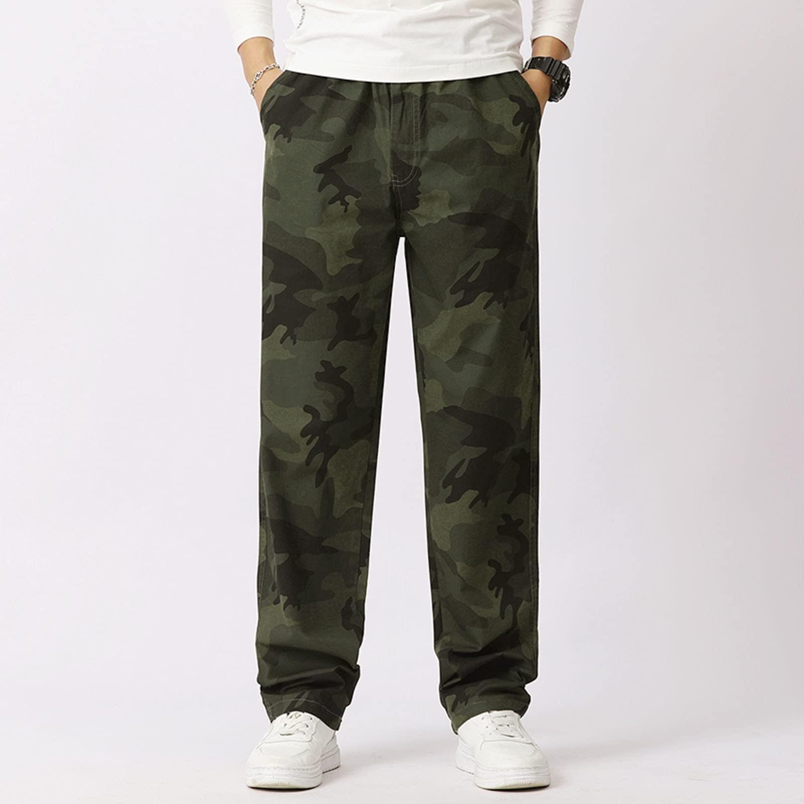 

Осенние мужские брюки-карго мужские повседневные прямые камуфляжные брюки-карго мужские L