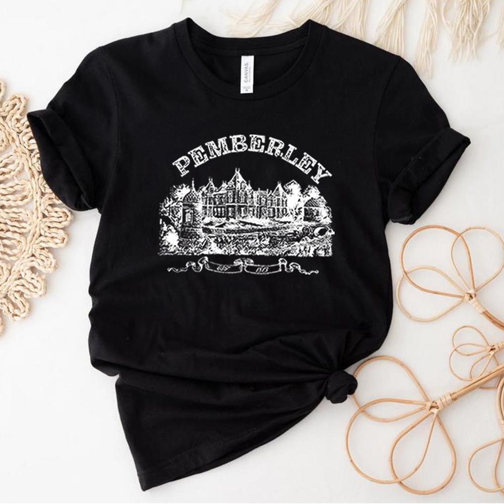 Pemberley T Shirt Pride and Prejudice Tshirt Aesthetic Literary Tee Jane Austen Tops Bookworm Shirts Book Lover Gifts for Women