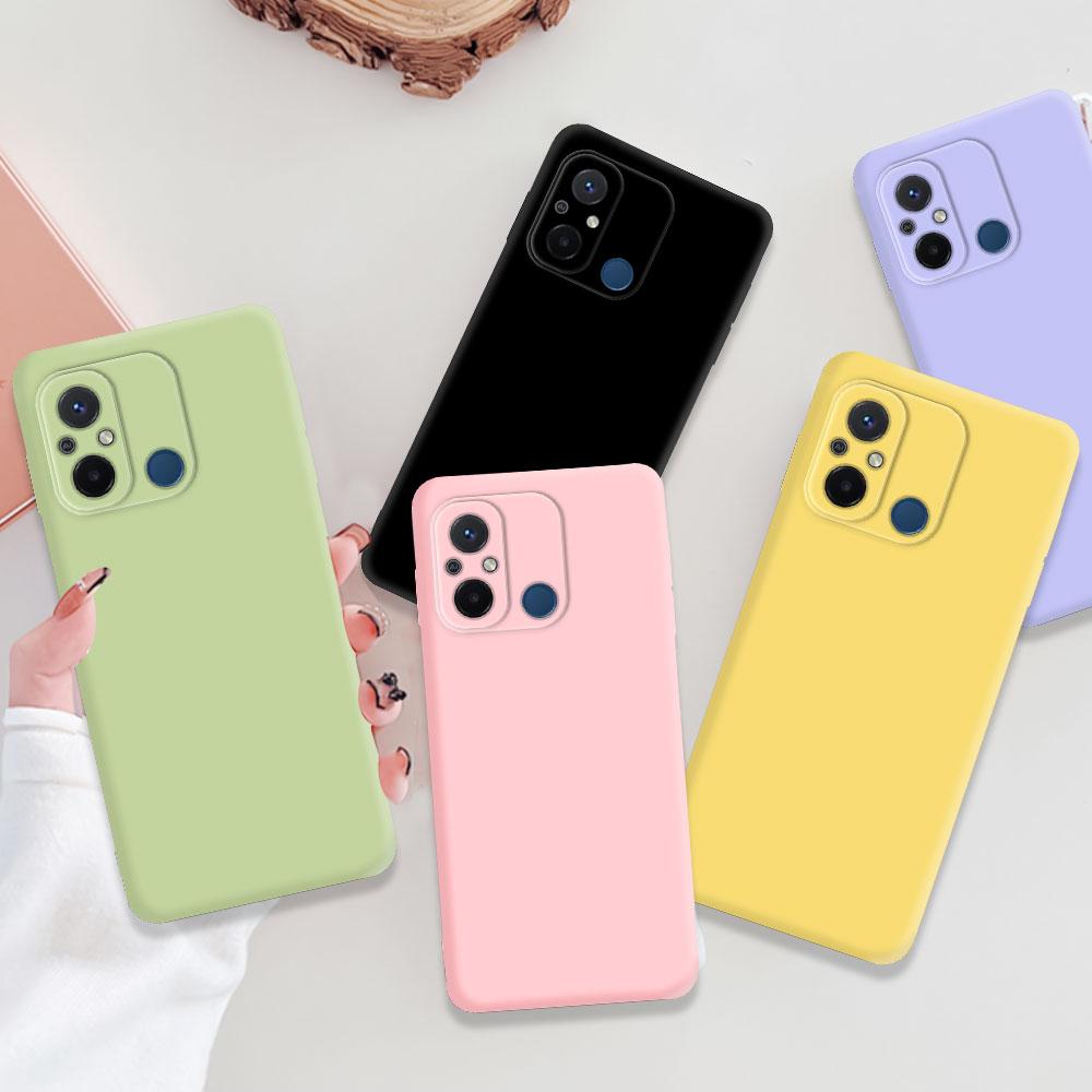For Xiaomi Redmi 12C Case Matte Silicone Back Cover For Xiaomi Redmi 12C 12 C Phone Cases For Redmi 12C Fundas Coque