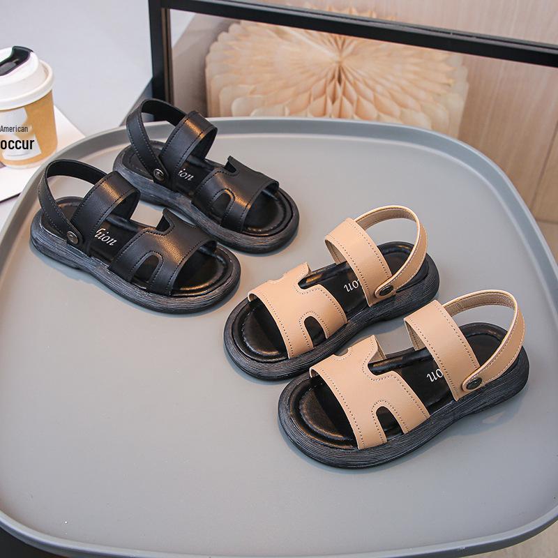 2026 Summer Korean Style Fashion Sandals: Soft-soled, Versatile Beach Shoes for Boys and Girls