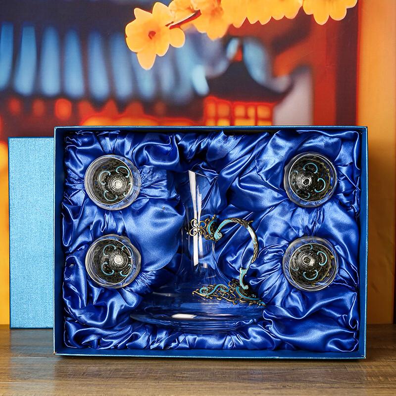 

Shangqi Нордический Эмалированный Бокал для Красного Вина 5-Предметный Подарочный Набор