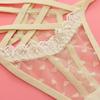 Sexy Panties Net yarn G String Thong Women Low-rise Underwear Ladies Cross strap Lingerie  K79