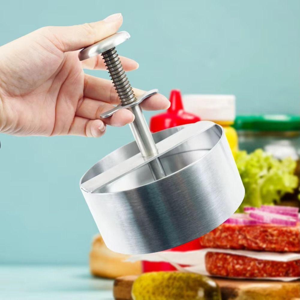 8/10/11/14cm Hamburger Press Mold Non-Stick Rice Ball Mold Thickness Burger Patty Maker  Meat Tool