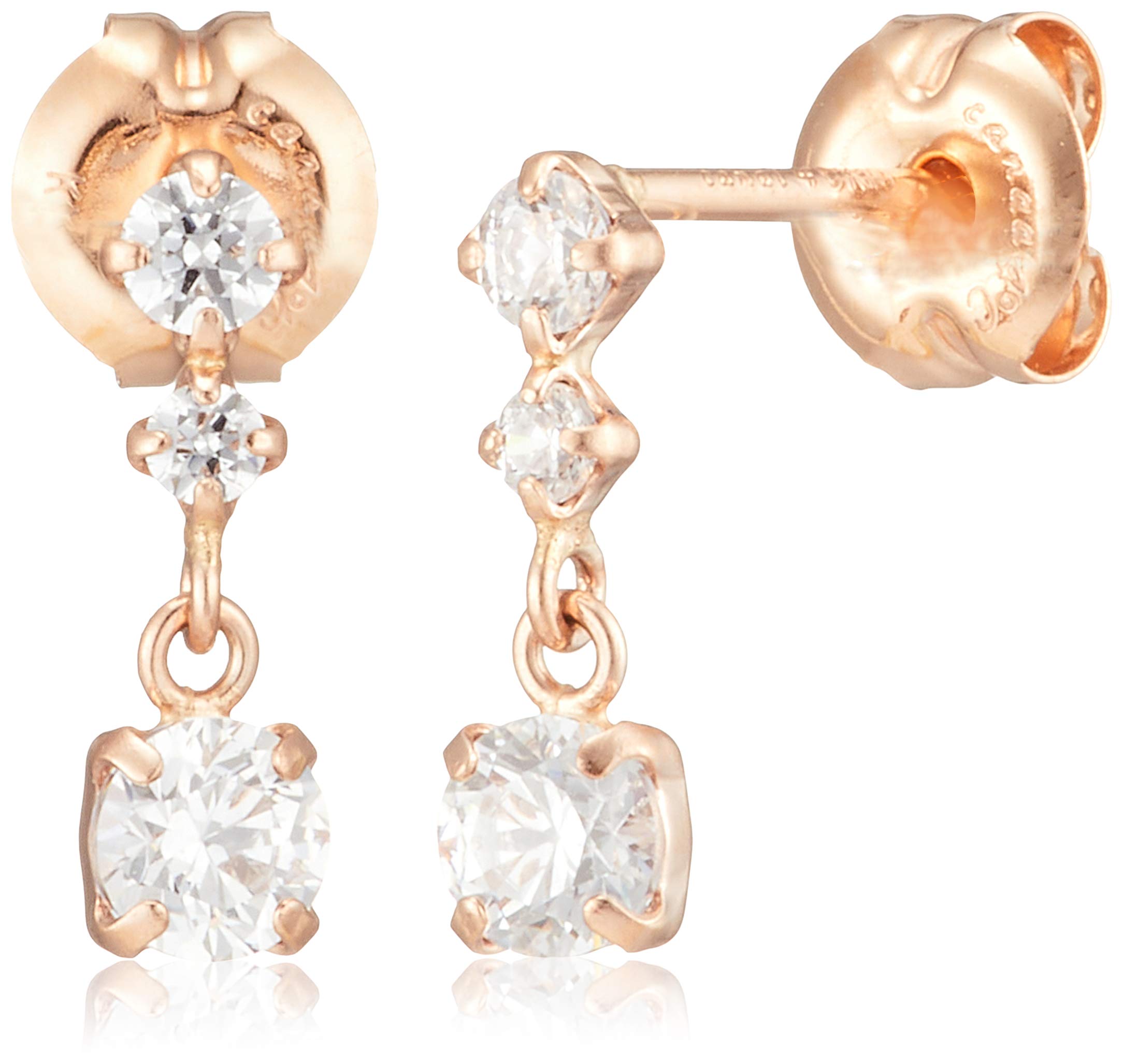

Canal K10 Pink Gold Earrings [Canal 4℃] 4℃ 15113-615-3114-00-00