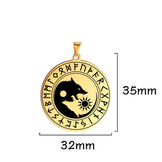 Dawapara Seven Archangels Sigil Charm DIY Accessories Pendant for Necklace Archangels Sigil Pendants Magic Amulet Protection