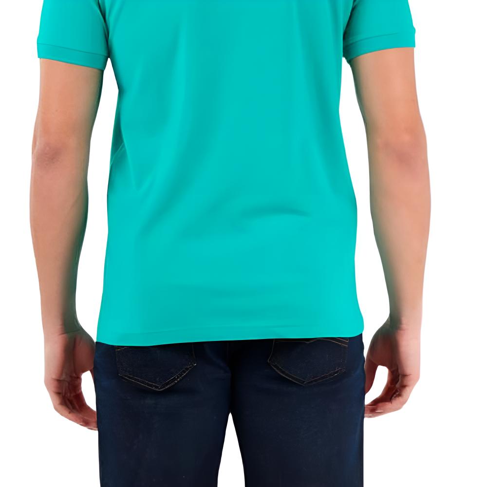 Emporio Armani EA7 Letter Print Pullover Short Sleeve Polo Shirt Men tops 3DPF16-PJ03Z-1815