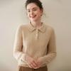 Women's 100% Cashmere Polo Neck Sweater