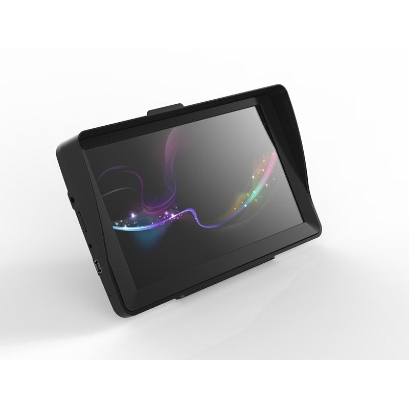 Car GPS Navigation System 7 Inch With Sunvisor 256 16GB Truck Sat Navigator FM Transmitter Free Maps