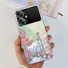 For Xiaomi Poco M6 5G Case Stylish Painted Cover Clear Silicone Phone Case For Xiaomi Poco M6 Pro M6Pro PocoM6 Soft Cover Bumper