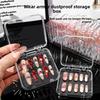 Wear Nail Flip Jewelry Nail Manual Rack Desktop Display Finished Product Storage Box