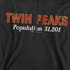 Twin Peaks Mens Population Hoodie