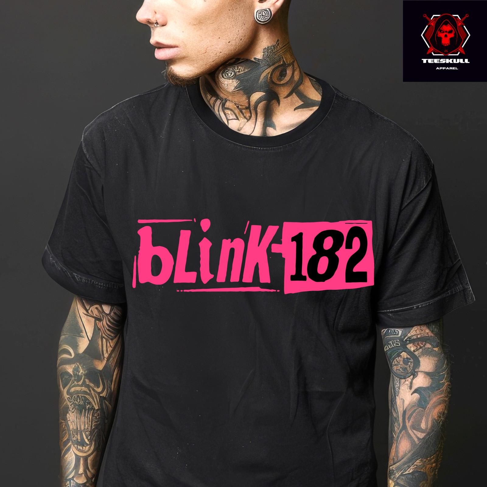Blink 182 Punk Rock Band Logo Tee Heavy Cotton Unisex Quality T-shirt S3XL XXXXL