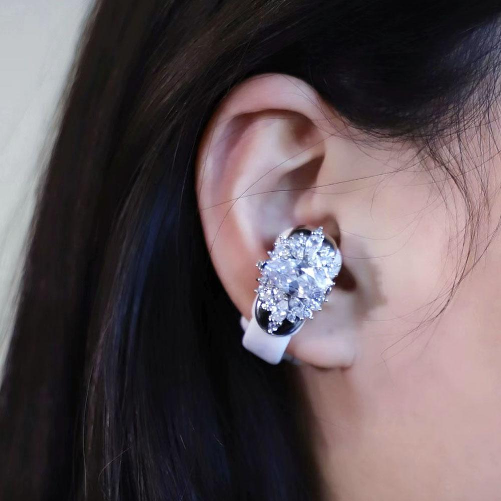 2pcs Headphone Diameter Buckle For B Ose Ultra Open Decorative Earphone Diamond Ear-Clip Exquisite Design Earphone Accessories