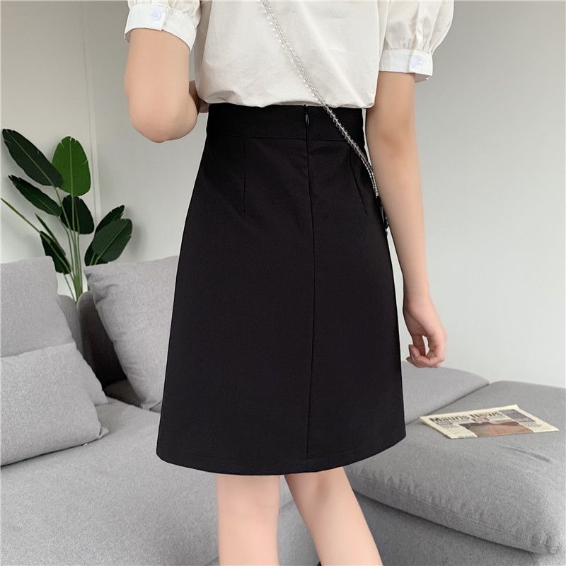 Elegant Pleated Skirt for Women's Formal Occasions High Waist A Line Skirts