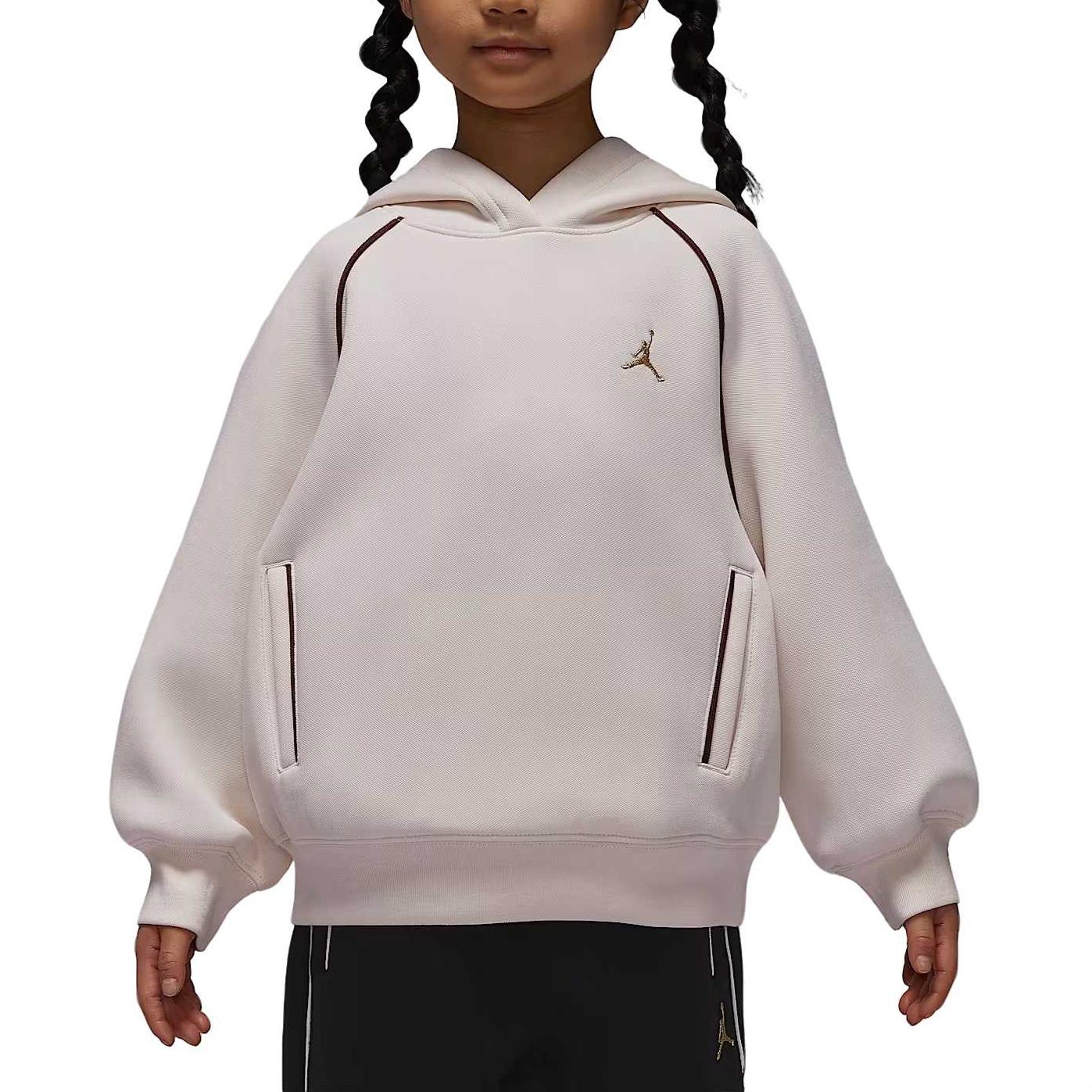 Jordan New Year Knitted Hooded Pullover Long Sleeve Sweatshirt Kids sweatshirt IR8335-134 6