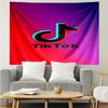 Tiktok Logo Design Tapestry Accessories Playroom Tapestry, for Bedroom,Livingroom, Dormitory Room Wall Decor Fan Birthday Gifts