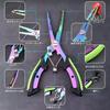 Fishing Pliers, Fishing Tackle, Cuts PE Line, Rustproof, Multifunctional, Non-Slip, with Safety Rope