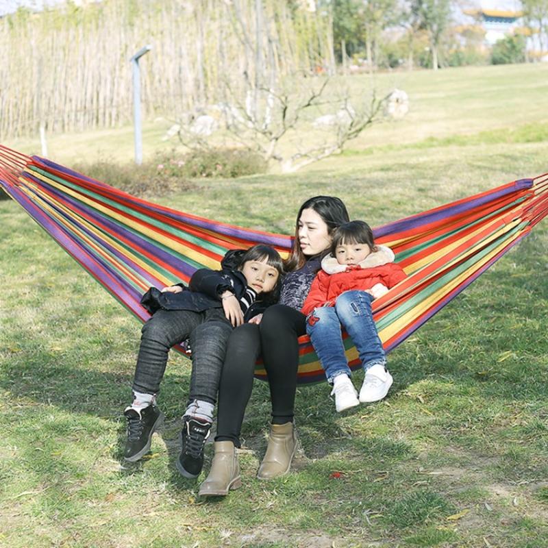 Adult Outdoor Swing, Thick Canvas Camping Hammock, Easy To Carry And Store, Making Your Outdoor Activities More Comfortable