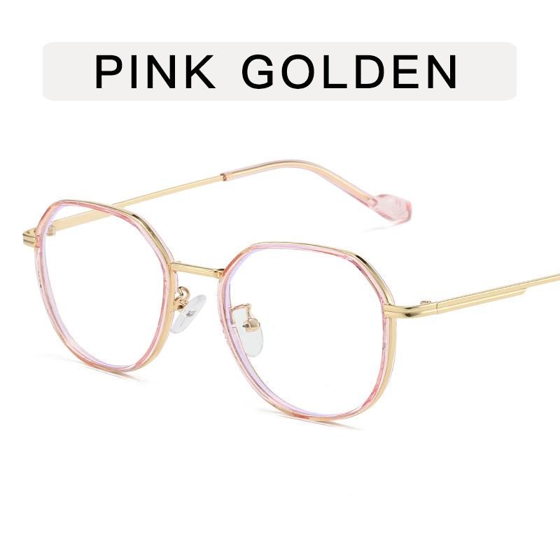 New Style Eyeglass Frames Polygon Shape Anti Blue Light Man Glasses TR90 Material Trendy Stylish Women's Glasses Frame