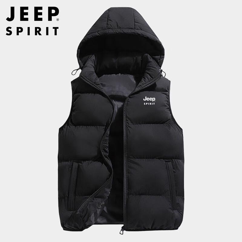 

Чоловічий стьобаний жилет з капюшоном JEEP SPIRIT XL