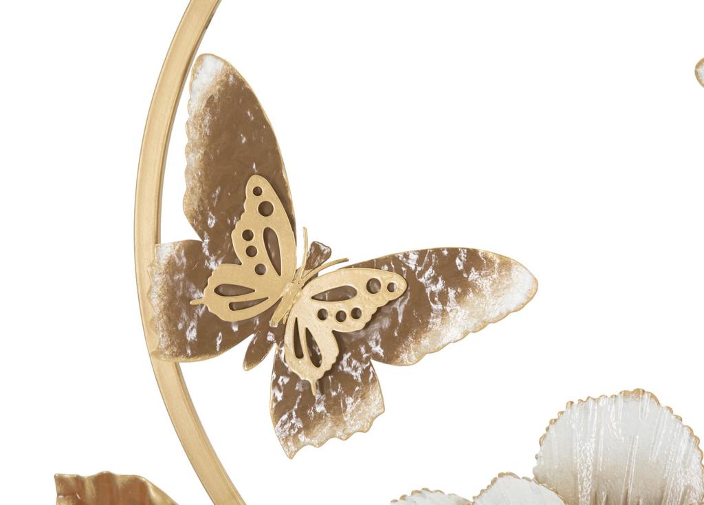 Eisenwandpaneel rund 58,4x5,1x63,5 cm