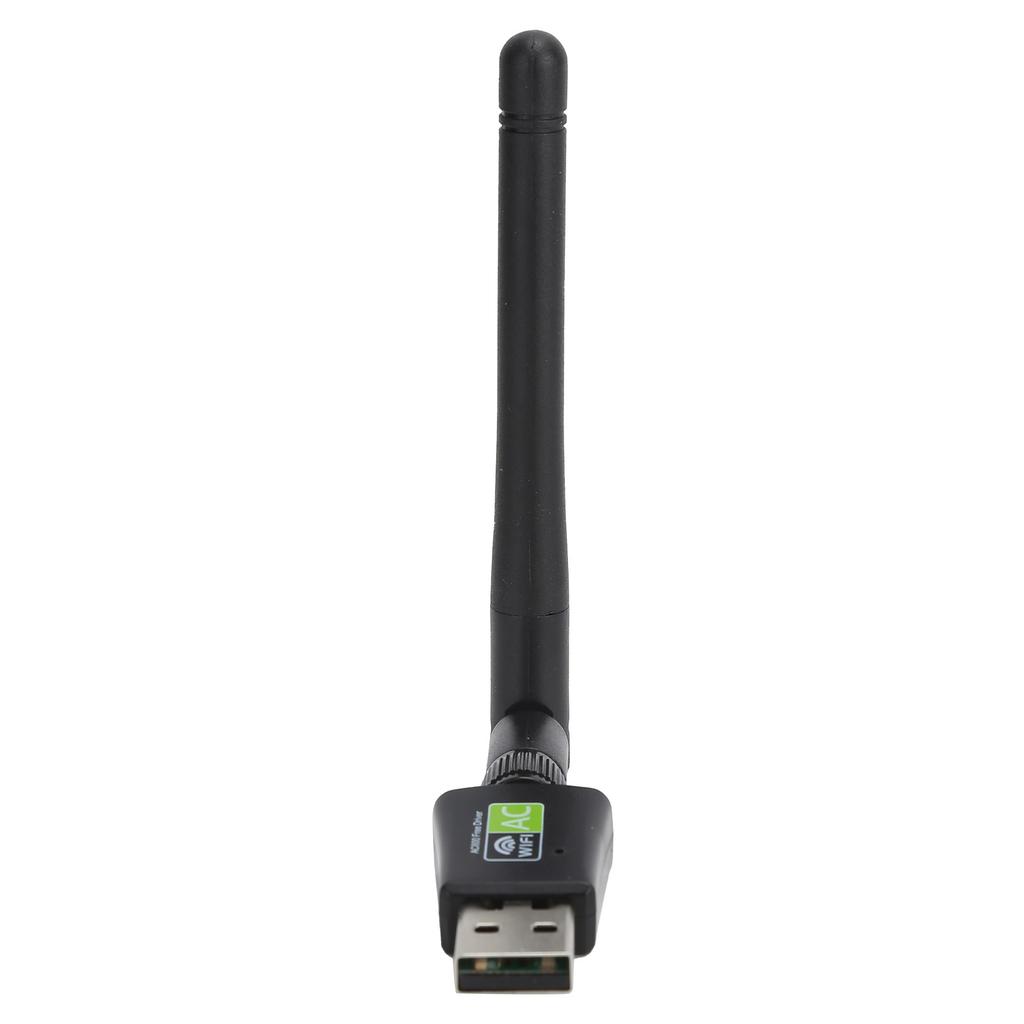 USB Wifi Adapter Receiver Antenna Ethernet 600Mbps 2.4Ghz5Ghz Wireless Network Card Black