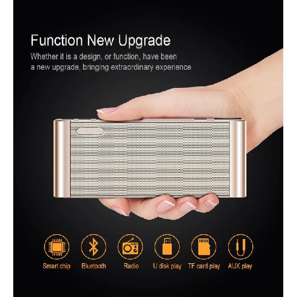 Bluetooth Speaker High-definition Dual Portable Wireless Speakers with Mic TF FM Radio Loudspeakers Sound Box