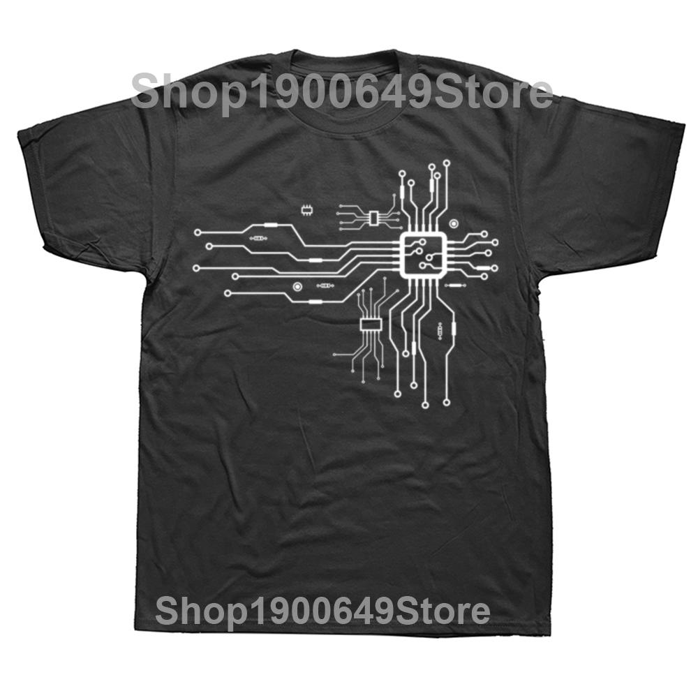Anatomical Heart CPU Processor Computer Programmer PCB Board Geek TShirt Electrical Electronic Engineer Circuit Graphic Tshirt