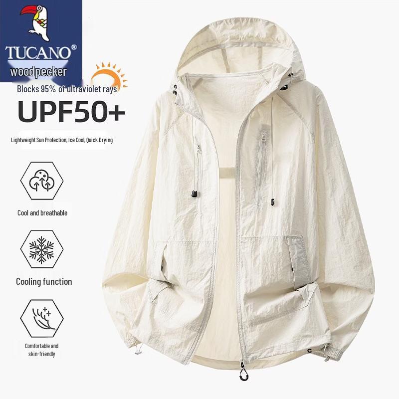 Tucano Men s Lightweight Hooded Sun Protection Jacket S