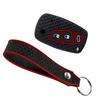 New Silicone Car Flip Key Case Cover For FIAT 500 Panda Stilo Ducato Punto Doblo Bravo 3 Buttons Protected Holder