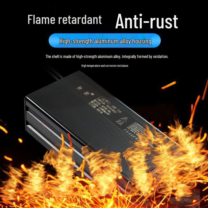 High-Power Smart Charger for 48V/60V/72V Electric Vehicle Lithium Batteries with Temperature Control