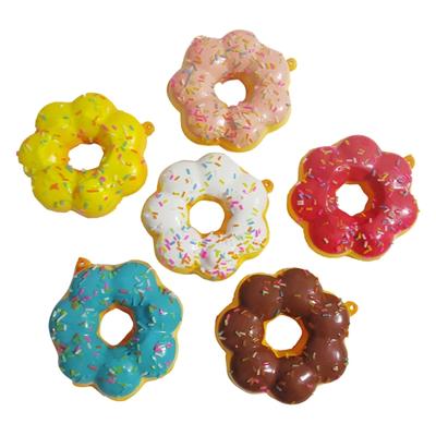 Artificial Donut Model Simulation Pu Donut Bread Photography Props for Stress Relief Slow Rebound Fake Food Fun