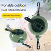 New Plastic Adjustable Clothesline Anti-slip Windproof Retractable Clothesline 10M Clothes Drying Rack Rope Travel