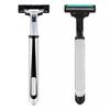 Universal Two-layer Manual Razor, Beard Knife, Double-blade Blade, Men's Shaving, Beard Knife