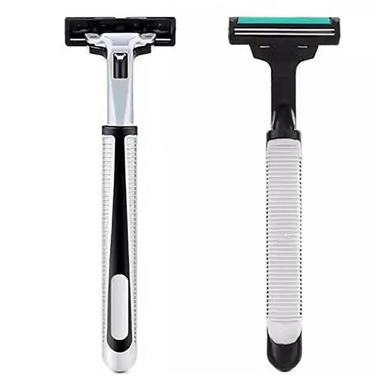 Universal Two-layer Manual Razor, Beard Knife, Double-blade Blade, Men's Shaving, Beard Knife