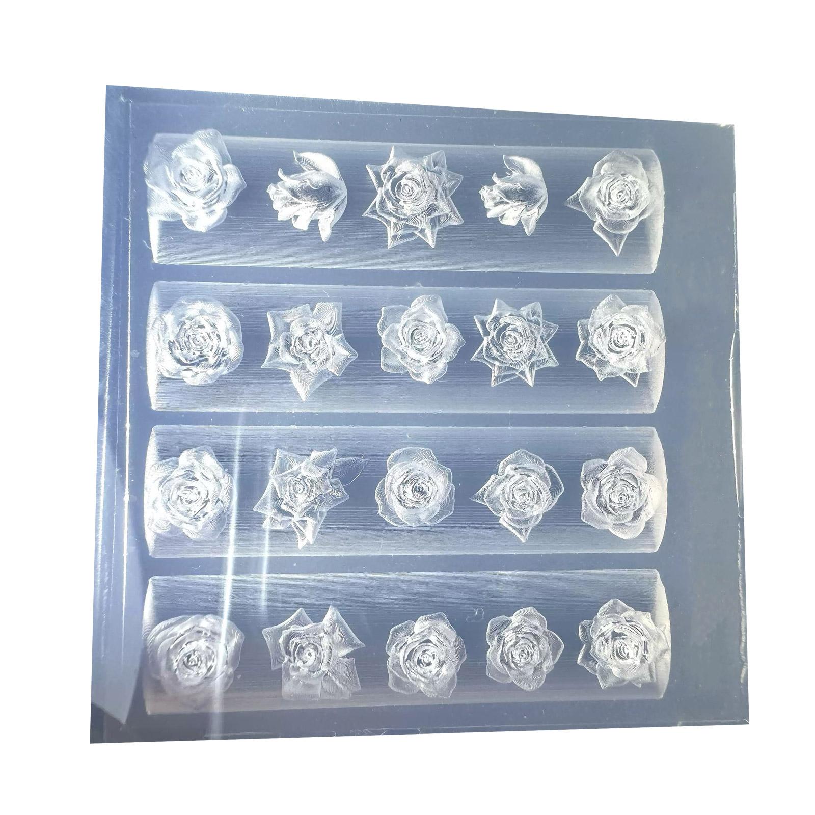 

Силиконовая форма для штампа для дизайна ногтей, простая в использовании форма для штампа для профессиональных мастеров маникюра и любителей ювелирных изделий T3